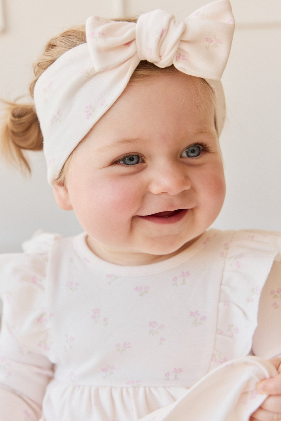 Organic Cotton Vivienne Playsuit - Pauline Pink Childrens Playsuit from Jamie Kay Australia