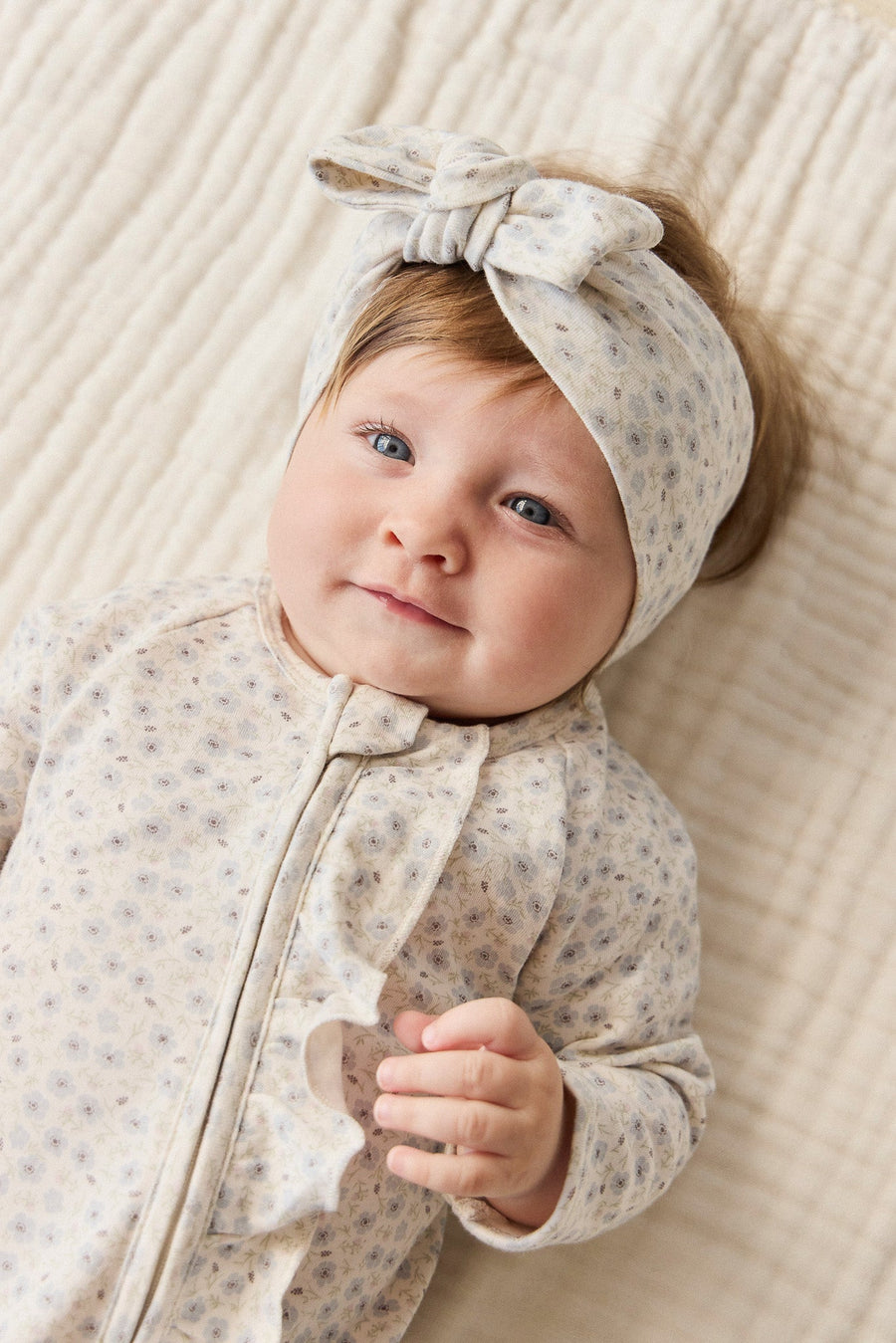 Organic Cotton Melanie Onepiece - Penelope Evening Haze Childrens Onepiece from Jamie Kay Australia