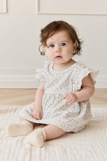 Organic Cotton Elianna Playsuit - Penelope Evening Haze Childrens Playsuit from Jamie Kay Australia