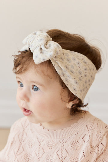 Organic Cotton Headband - Penelope Evening Haze Childrens Headband from Jamie Kay Australia