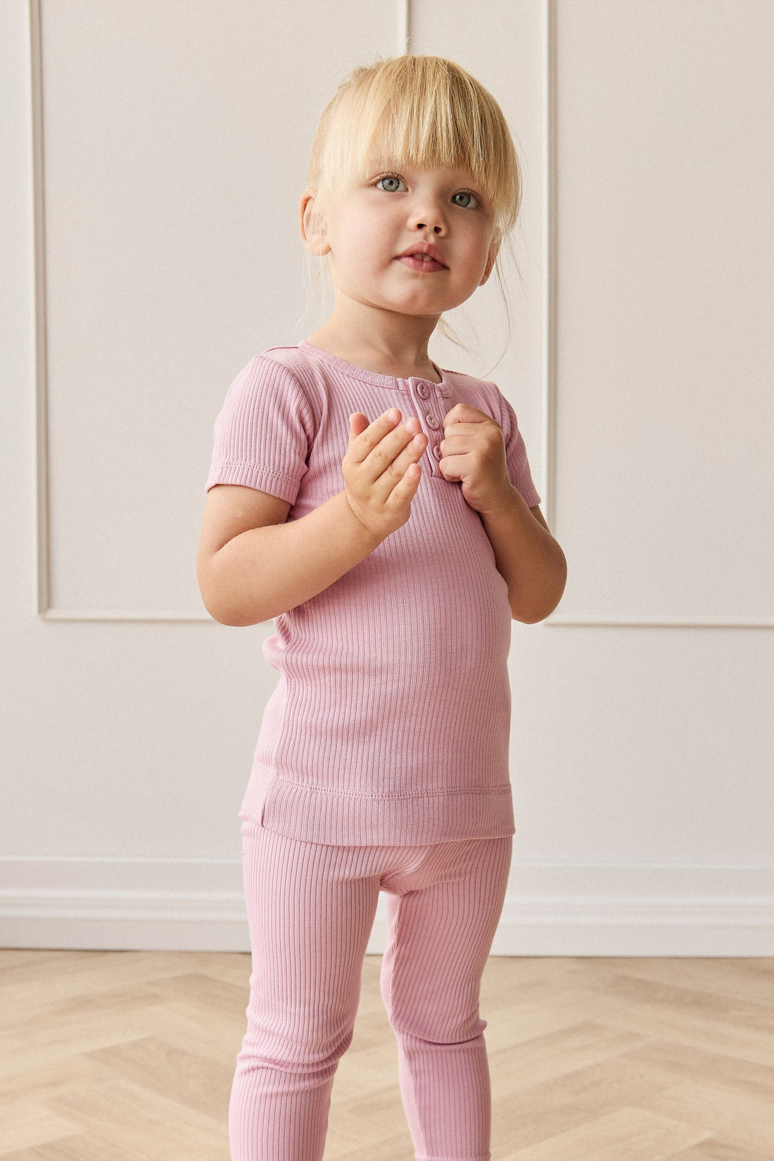 Organic Cotton Modal Everyday Legging - Dahlia Childrens Legging from Jamie Kay Australia