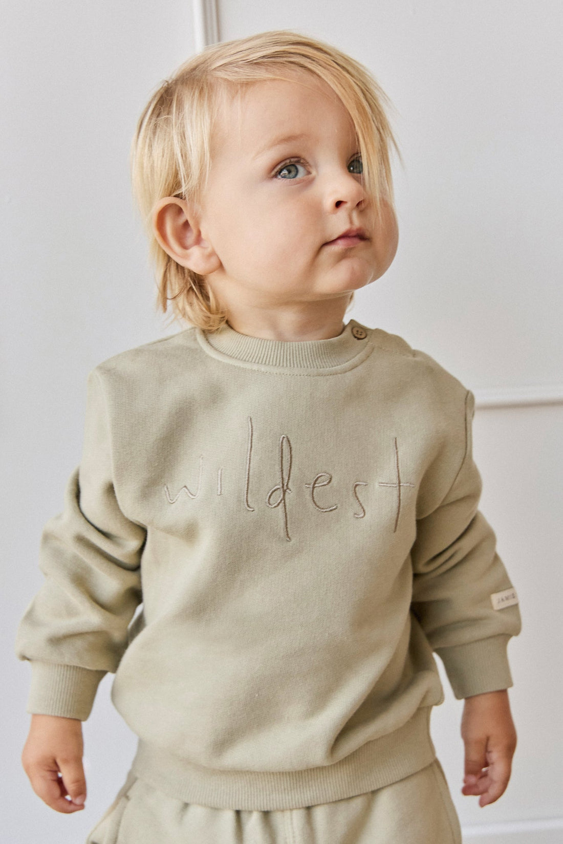 Organic Cotton Dominic Sweatshirt - Pampas Wildest Childrens Top from Jamie Kay Australia