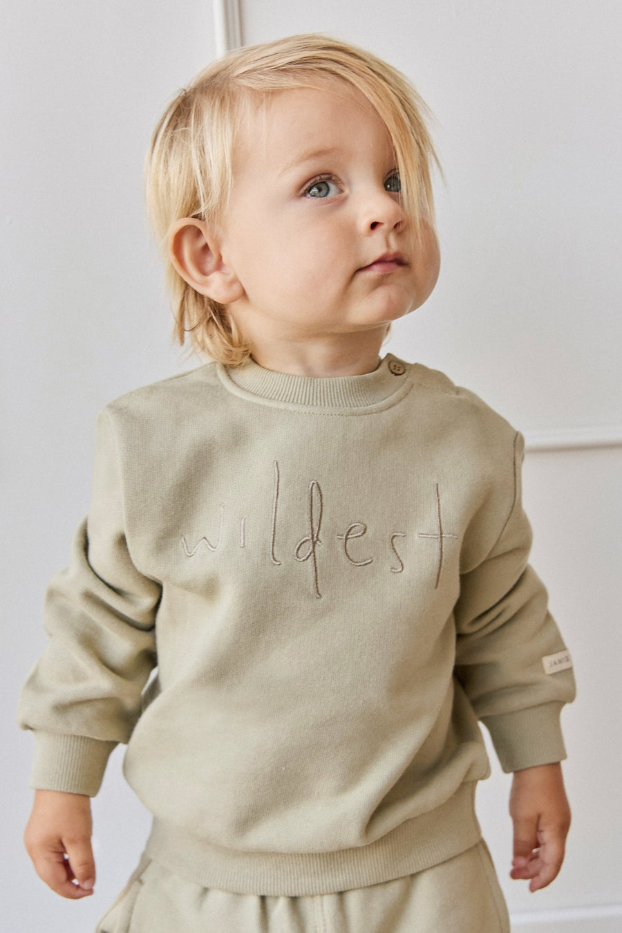 Organic Cotton Dominic Sweatshirt - Pampas Wildest Childrens Top from Jamie Kay Australia