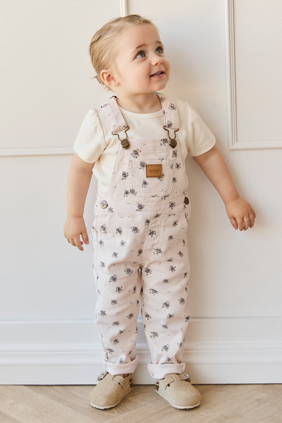 Bonnie Overall - Simone Sheer Pink Childrens Overall from Jamie Kay Australia