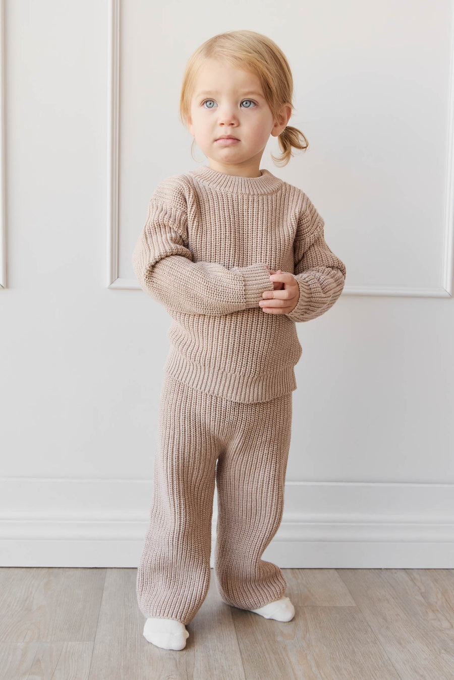 Morgan Knitted Pant - Wren Marle Childrens Pant from Jamie Kay Australia