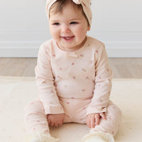 Organic Cotton Everyday Legging - Meredith Morganite Childrens Legging from Jamie Kay Australia