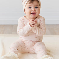 Organic Cotton Everyday Legging - Meredith Morganite Childrens Legging from Jamie Kay Australia