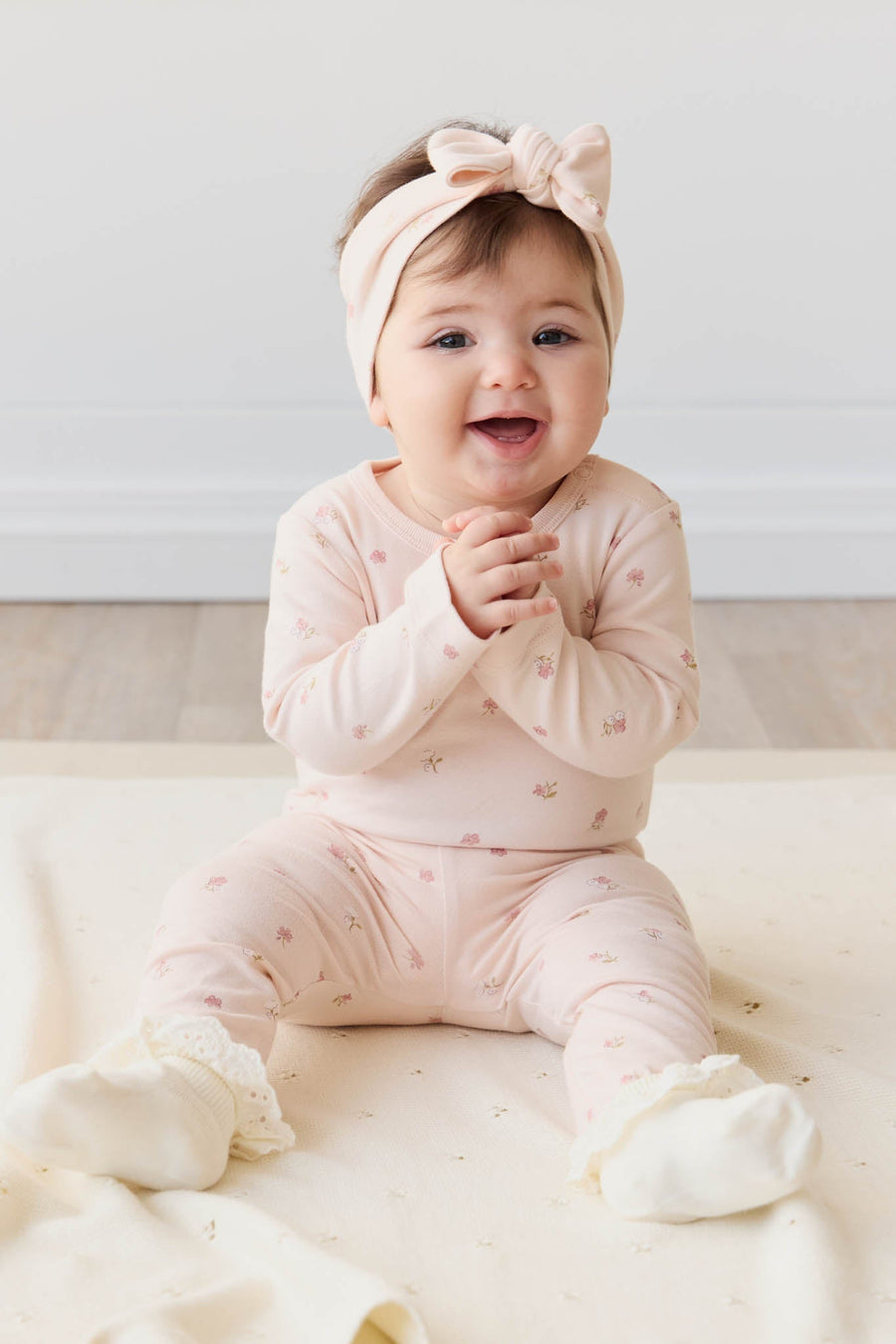 Organic Cotton Everyday Legging - Meredith Morganite Childrens Legging from Jamie Kay Australia