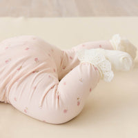 Organic Cotton Everyday Legging - Meredith Morganite Childrens Legging from Jamie Kay Australia