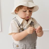 Bucket Hat - Coastal Stripe Cloud Childrens Hat from Jamie Kay Australia