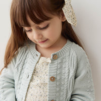 Francoise Cardigan - Ocean Spray Childrens Cardigan from Jamie Kay Australia