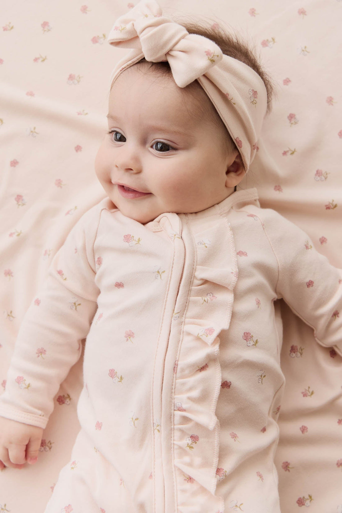 Organic Cotton Melanie Onepiece - Meredith Morganite Childrens Onepiece from Jamie Kay Australia