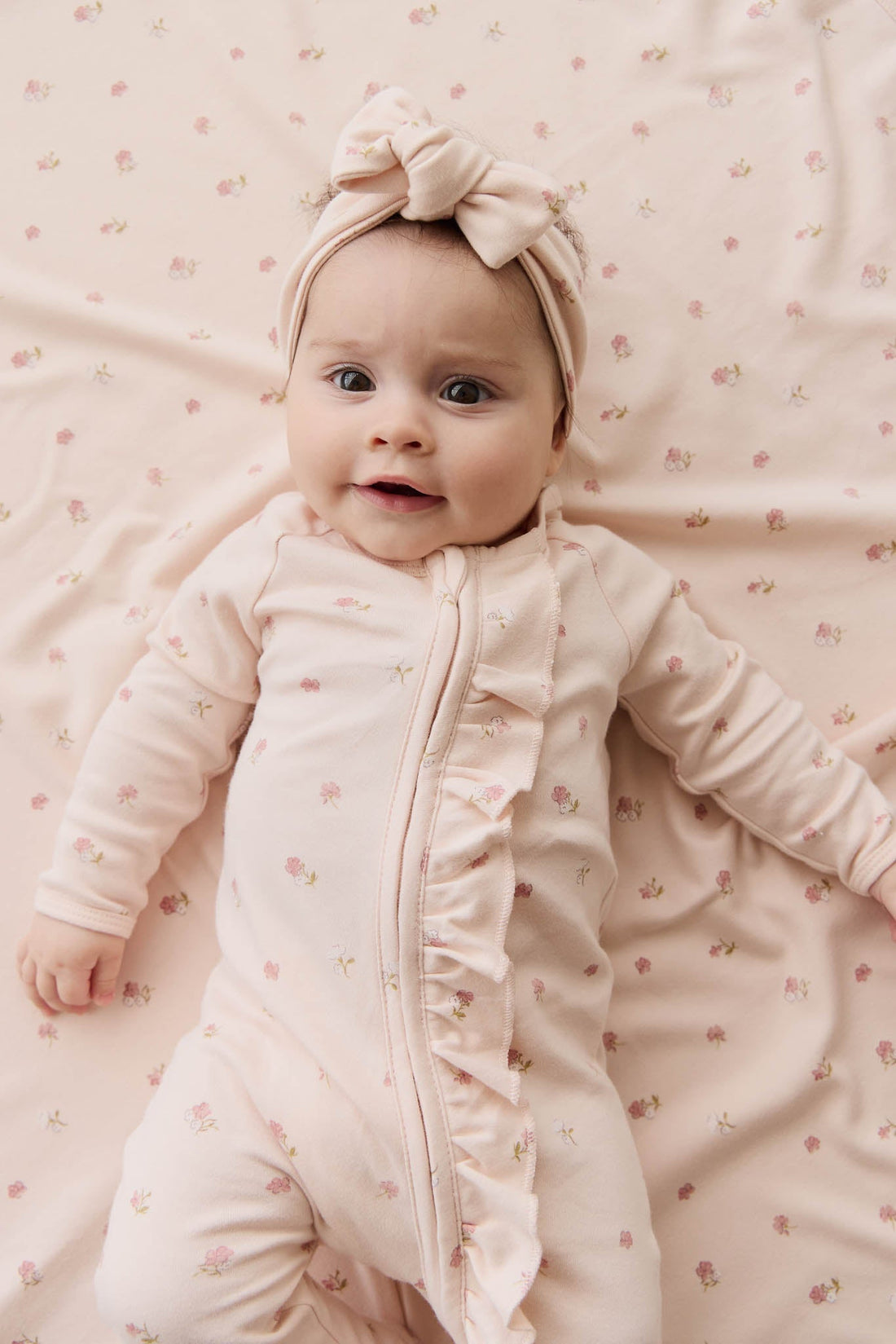 Organic Cotton Melanie Onepiece - Meredith Morganite Childrens Onepiece from Jamie Kay Australia