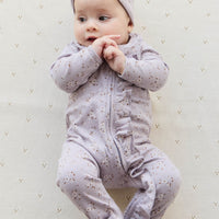 Organic Cotton Melanie Onepiece - Lulu Bloom Iris Childrens Onepiece from Jamie Kay Australia