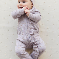 Organic Cotton Melanie Onepiece - Lulu Bloom Iris Childrens Onepiece from Jamie Kay Australia