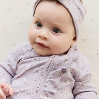 Organic Cotton Headband - Lulu Bloom Iris Childrens Headband from Jamie Kay Australia