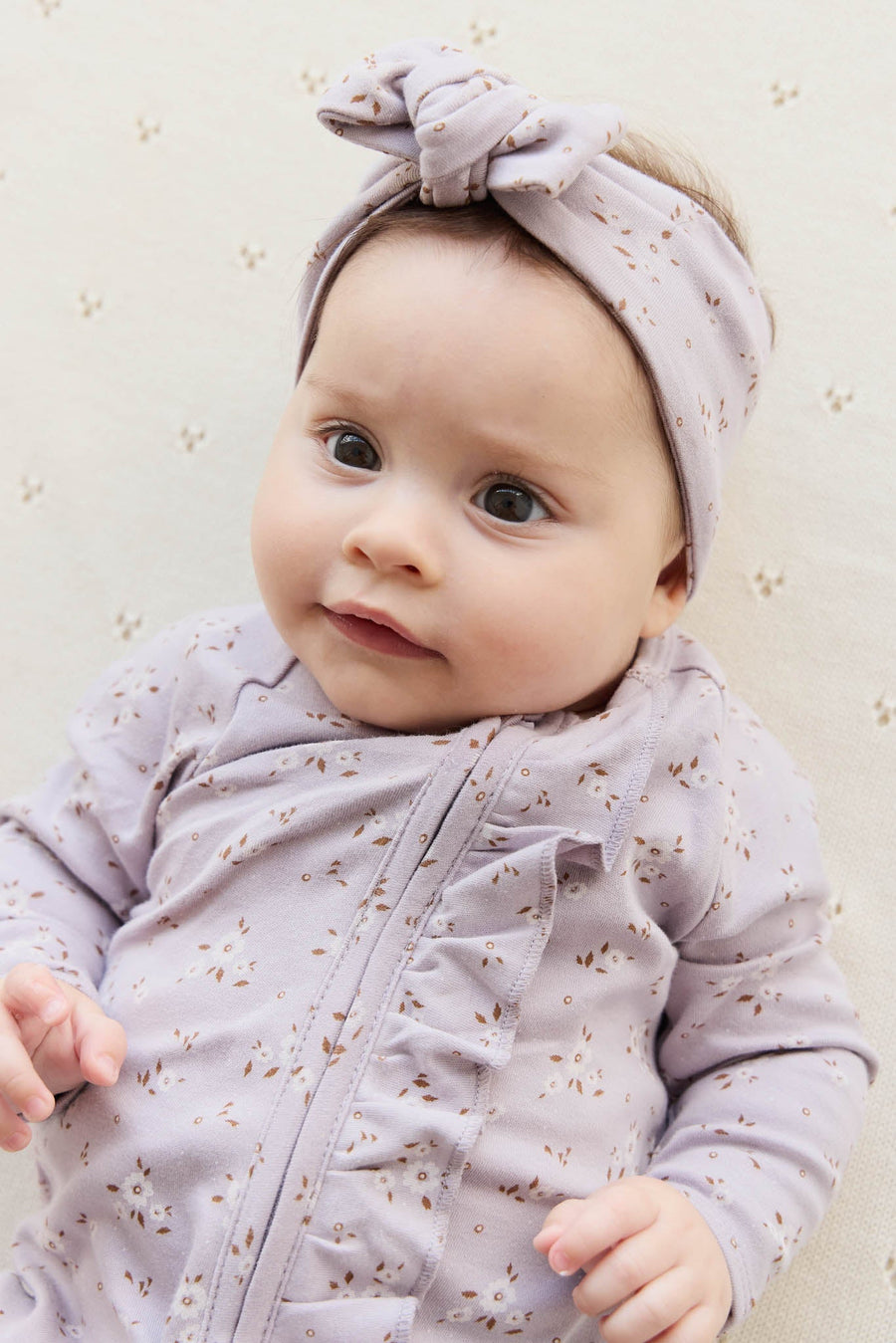 Organic Cotton Headband - Lulu Bloom Iris Childrens Headband from Jamie Kay Australia