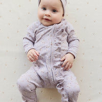 Organic Cotton Melanie Onepiece - Lulu Bloom Iris Childrens Onepiece from Jamie Kay Australia