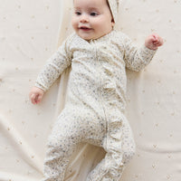 Organic Cotton Melanie Onepiece - Dainty Egret Blues Childrens Onepiece from Jamie Kay Australia