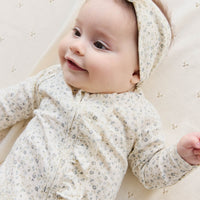 Organic Cotton Melanie Onepiece - Dainty Egret Blues Childrens Onepiece from Jamie Kay Australia