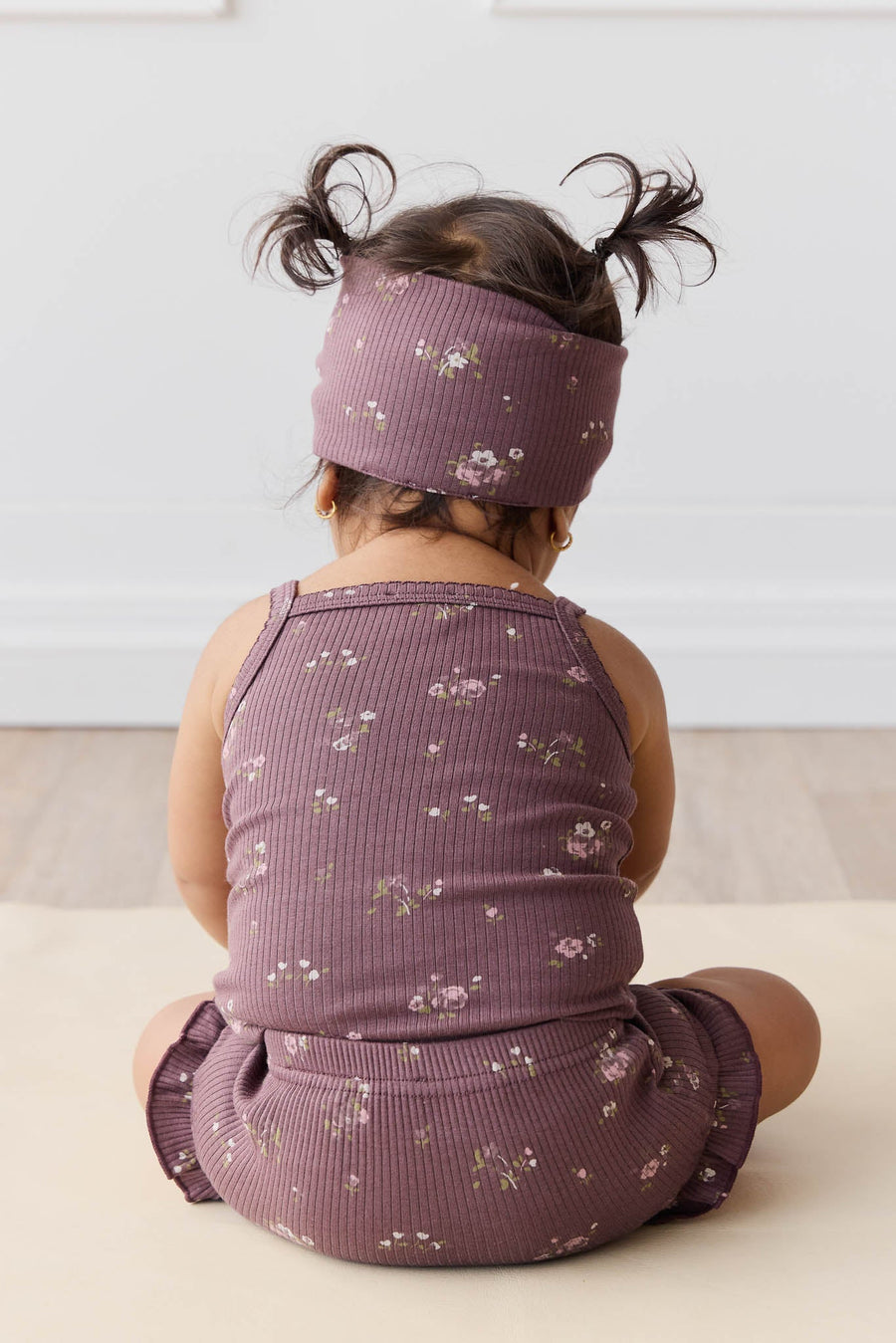 Organic Cotton Modal Headband - Petite Fleur Childrens Headband from Jamie Kay Australia