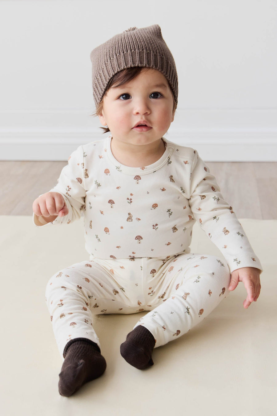 Organic Cotton Everyday Legging - Foraging Friends Childrens Legging from Jamie Kay Australia