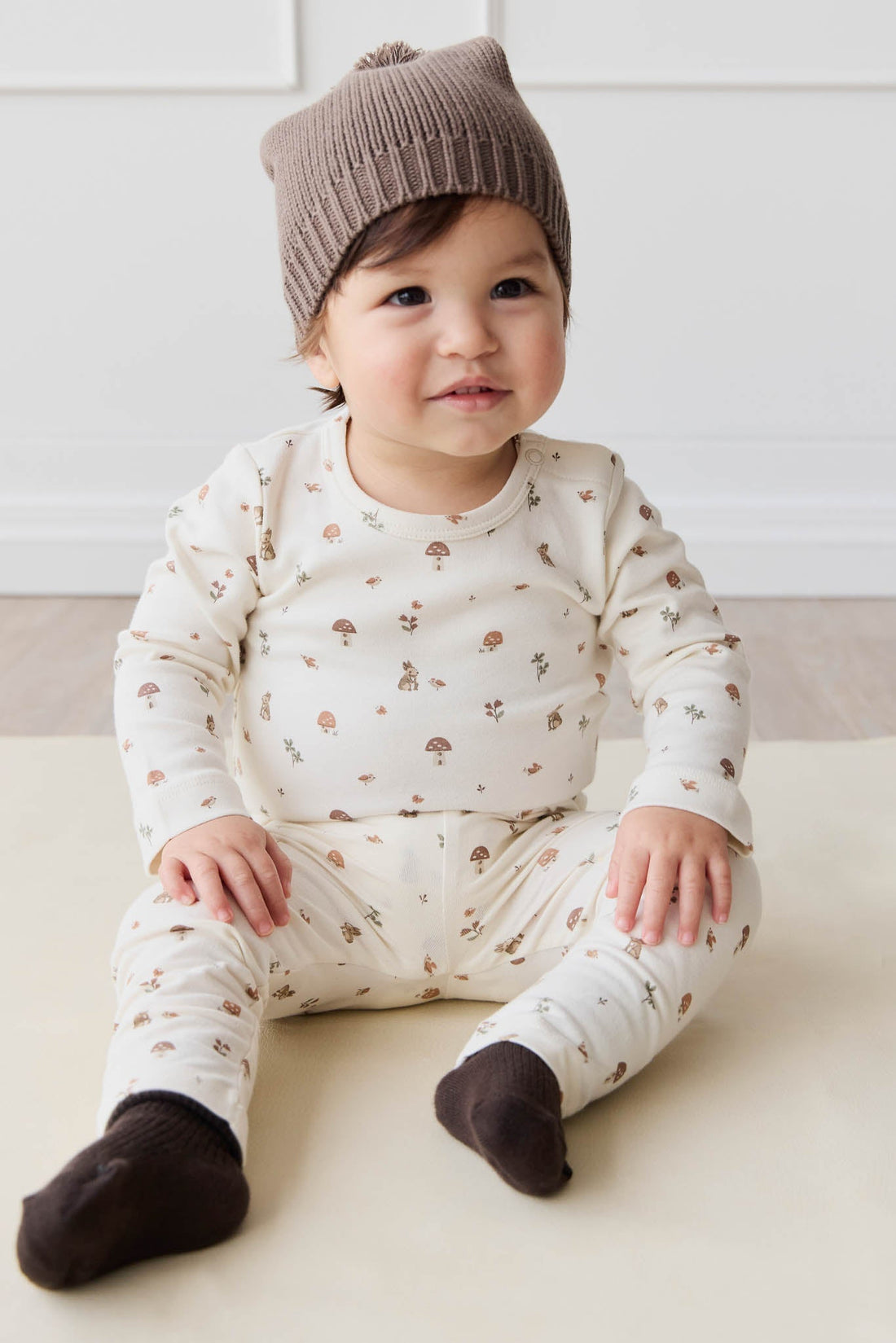 Organic Cotton Everyday Legging - Foraging Friends Childrens Legging from Jamie Kay Australia