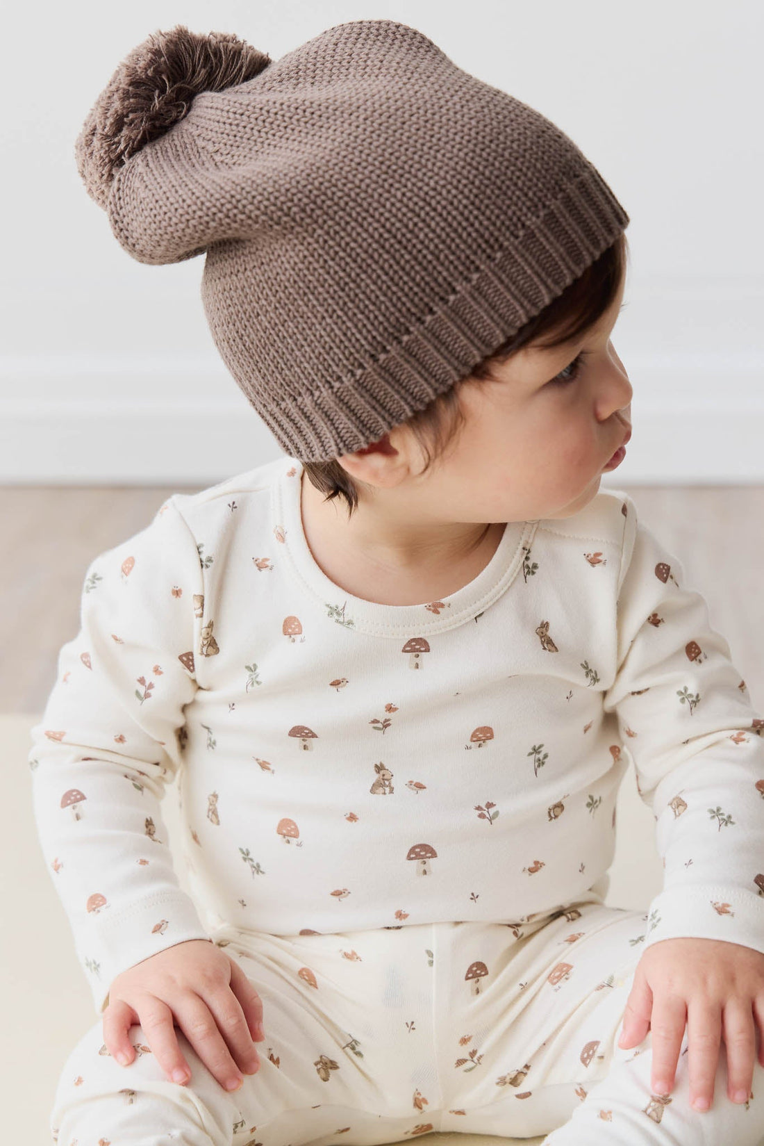 Ethan Hat - Brownie Childrens Beanie from Jamie Kay Australia