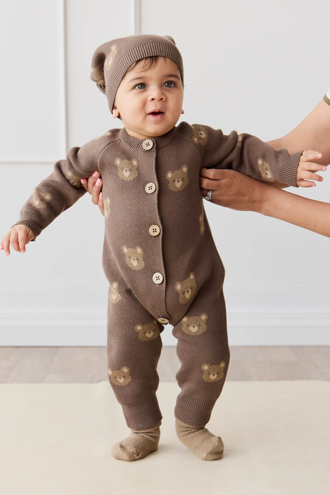 Marlow Onepiece - Bobbie Bear Brownie Childrens Onepiece from Jamie Kay Australia