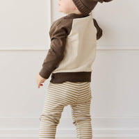 Organic Cotton Tao Sweatshirt - Cloud Bobbie Bear Childrens Sweatshirting from Jamie Kay Australia