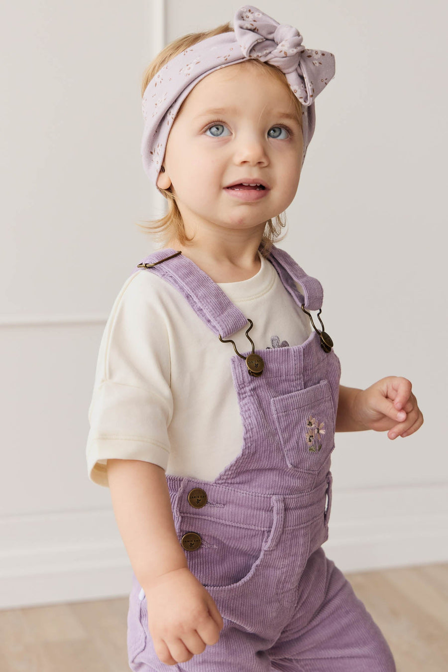 Jordie Cord Overall - Wildflower Meadow Childrens Overall from Jamie Kay Australia