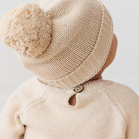 Ethan Hat - Oatmeal Marle Childrens Hat from Jamie Kay Australia