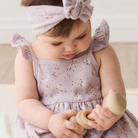 Organic Cotton Headband - Lulu Bloom Iris Childrens Headband from Jamie Kay Australia