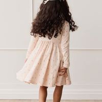 Organic Cotton Tallulah Dress - Meredith Morganite Childrens Dress from Jamie Kay Australia