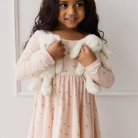 Organic Cotton Tallulah Dress - Meredith Morganite Childrens Dress from Jamie Kay Australia