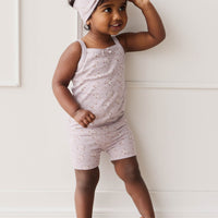 Organic Cotton Everyday Bike Short - Lulu Bloom Iris Childrens Short from Jamie Kay Australia