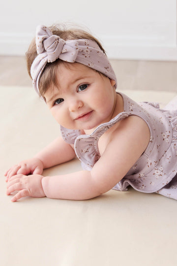 Organic Cotton Headband - Lulu Bloom Iris Childrens Headband from Jamie Kay Australia