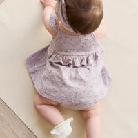 Organic Cotton Kaia Top - Lulu Bloom Iris Childrens Top from Jamie Kay Australia