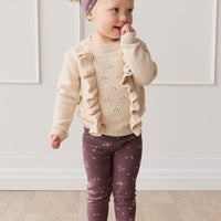 Valentia Jumper - Light Oatmeal Marle Childrens Jumper from Jamie Kay Australia