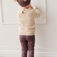 Valentia Jumper - Light Oatmeal Marle Childrens Jumper from Jamie Kay Australia