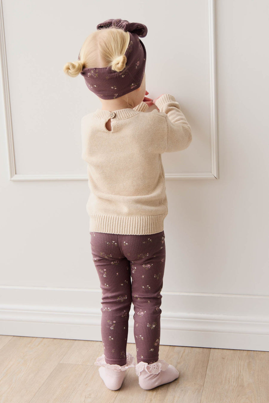 Valentia Jumper - Light Oatmeal Marle Childrens Jumper from Jamie Kay Australia