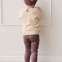 Organic Cotton Modal Everyday Legging - Petite Fleur Childrens Legging from Jamie Kay Australia