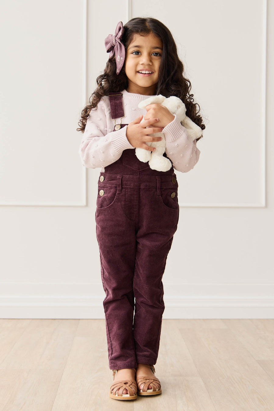 Jordie Cord Overall - Blackberry Childrens Overall from Jamie Kay Australia