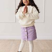 Alexis Cord Skirt - Wildflower Meadow Childrens Skirt from Jamie Kay Australia