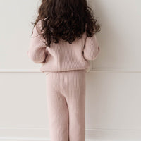 Morgan Knitted Pant - Pastel Marle Childrens Pant from Jamie Kay Australia