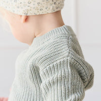 Morgan Jumper - Mist Fleck Childrens Jumper from Jamie Kay Australia