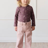 Organic Cotton Modal Long Sleeve Top - Petite Fleur Childrens Top from Jamie Kay Australia