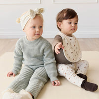 Morgan Knitted Pant - Mist Fleck Childrens Pant from Jamie Kay Australia