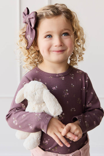 Organic Cotton Modal Long Sleeve Top - Petite Fleur Childrens Top from Jamie Kay Australia