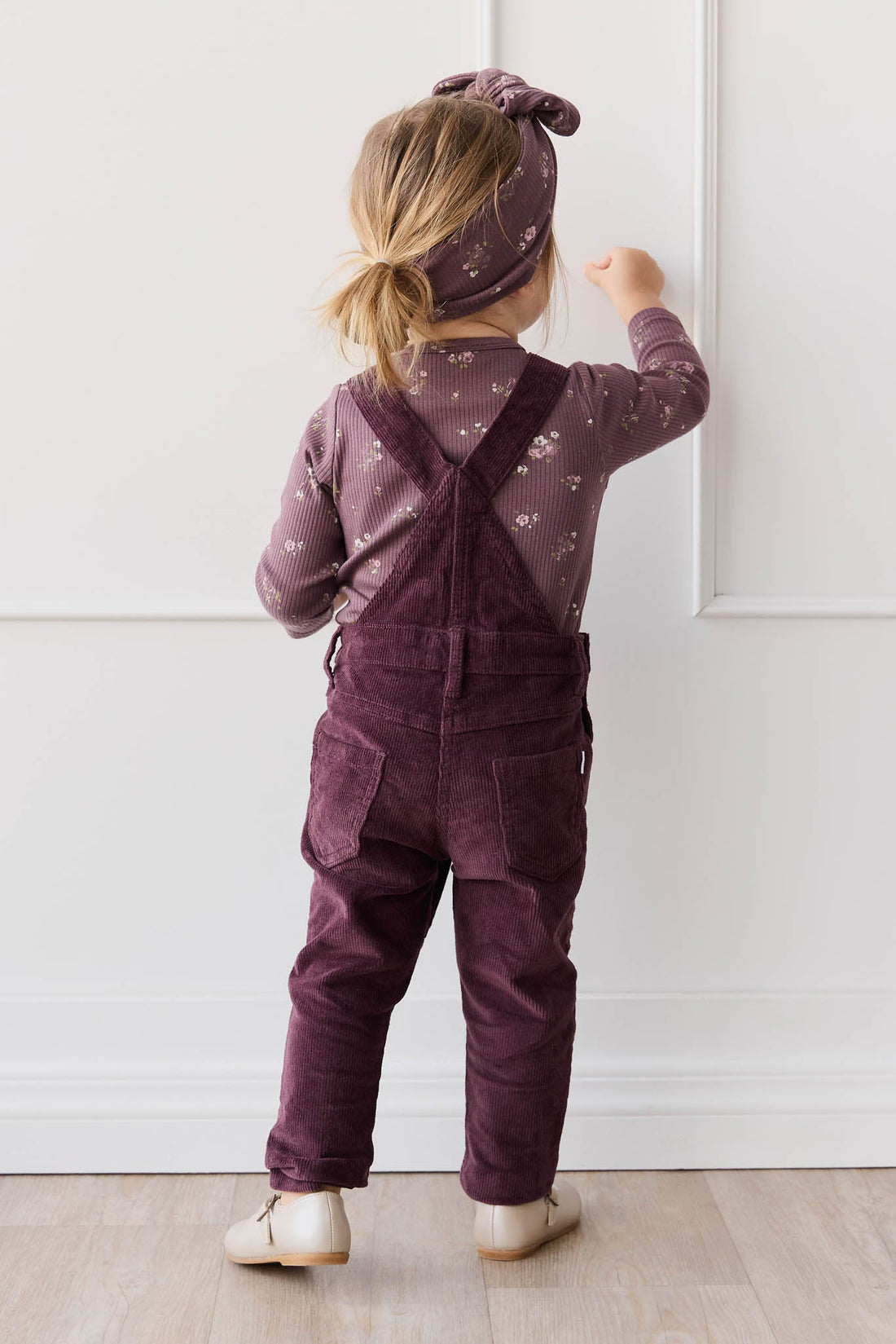 Jordie Cord Overall - Blackberry Childrens Overall from Jamie Kay Australia